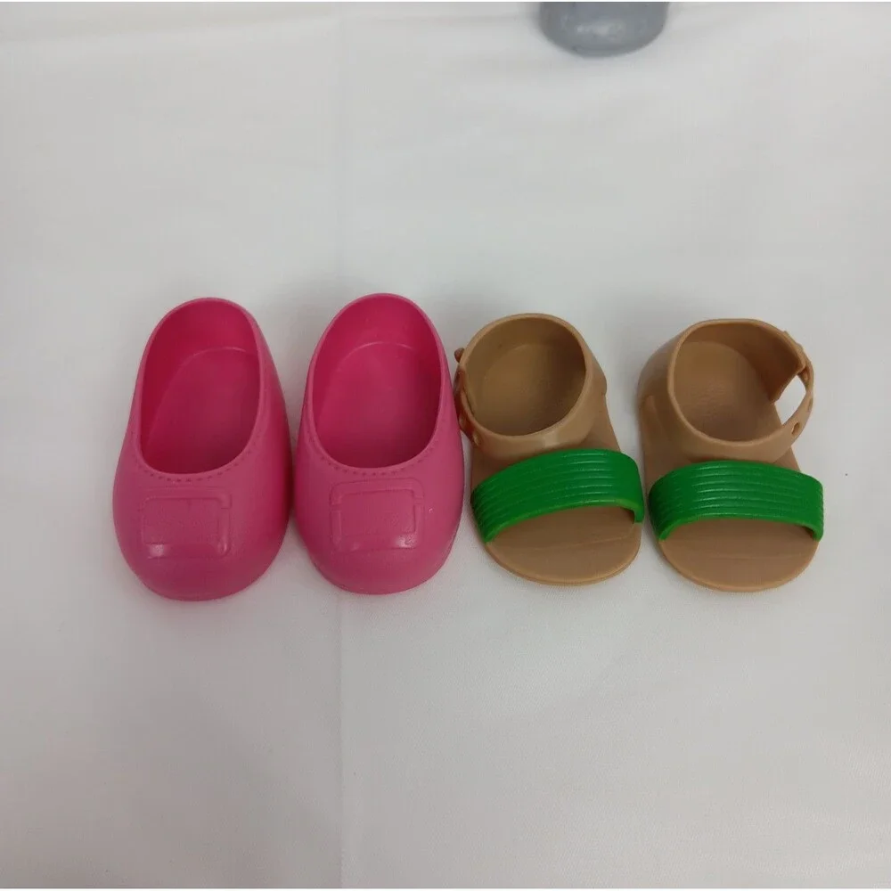 Battat Our Generation Roller Skates Boots Sandals Slippers Mixed Doll Shoe Lot
